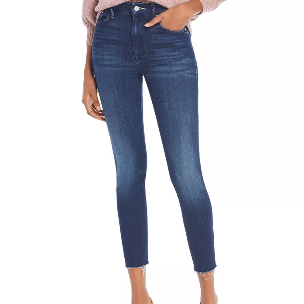 Looker High-Rise Ankle Fray Skinny Jeans in Tongue And Chic - Picture 2 of 9